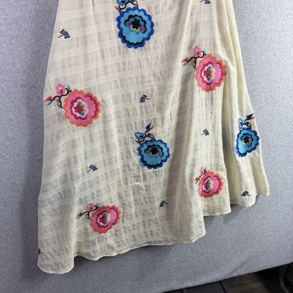 Anthropologie Plenty by Tracy Reese Embroidered One Shoulder Dress Size XS - Picture 3 of 11